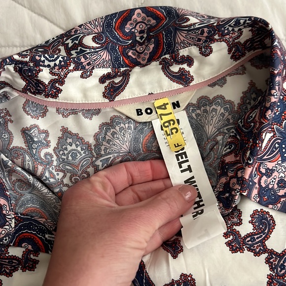 Boden Claudia maxi button down shirt dress Size 6/8 no belt - Picture 2 of 16